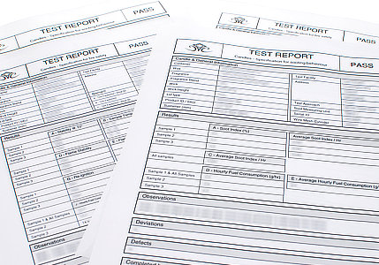 several candle test reports